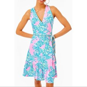 NWT Lilly Pullizter Misha Wrap Dress